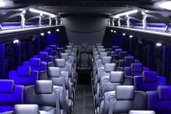 Pharr Charter Bus Interior