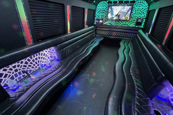 Pharr Limo Bus Interior