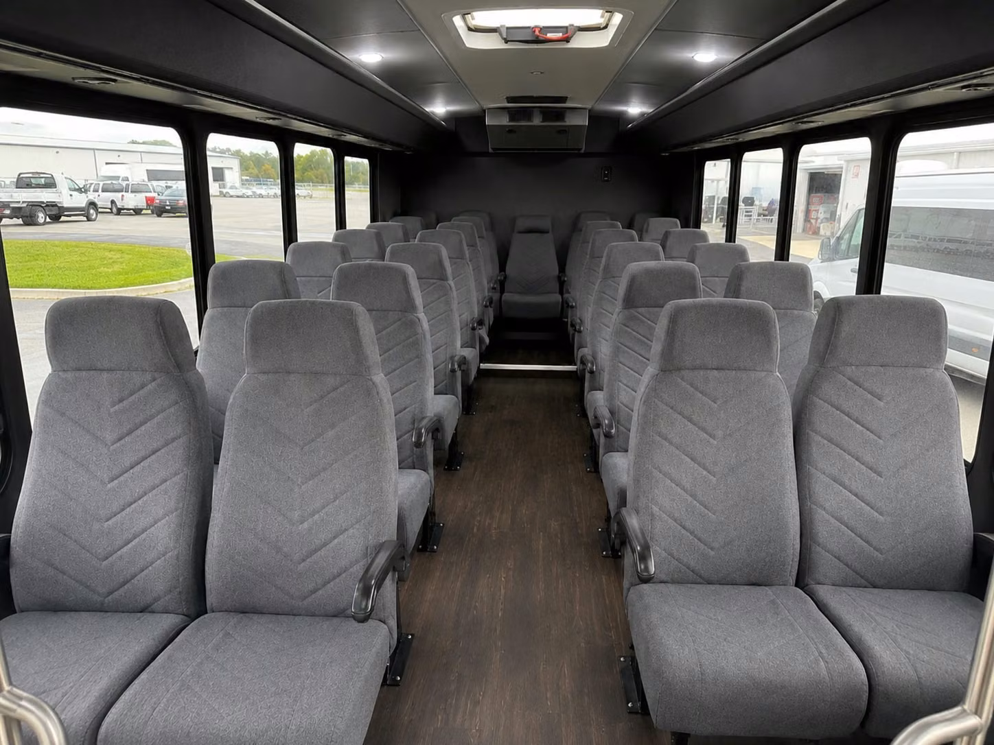 15 passenger minibus inside