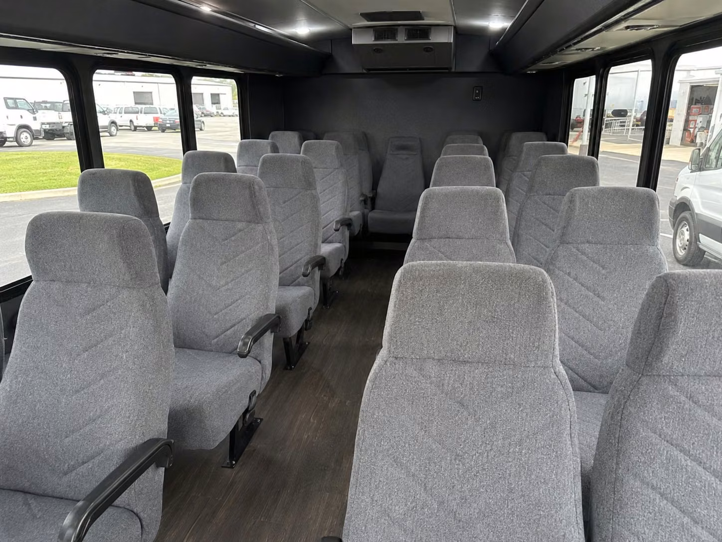 18 passenger minibus inside