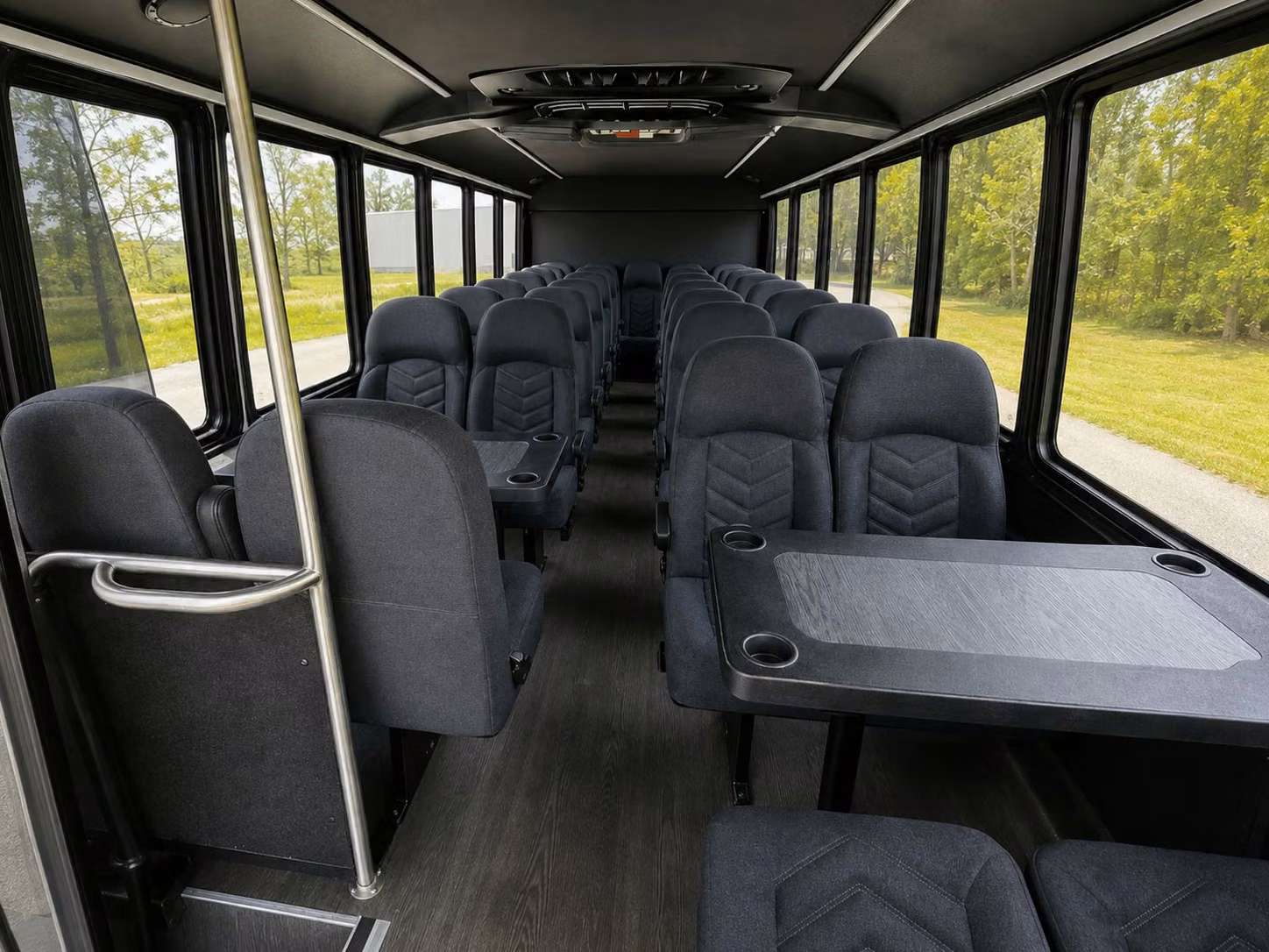 20 passenger minibus interior