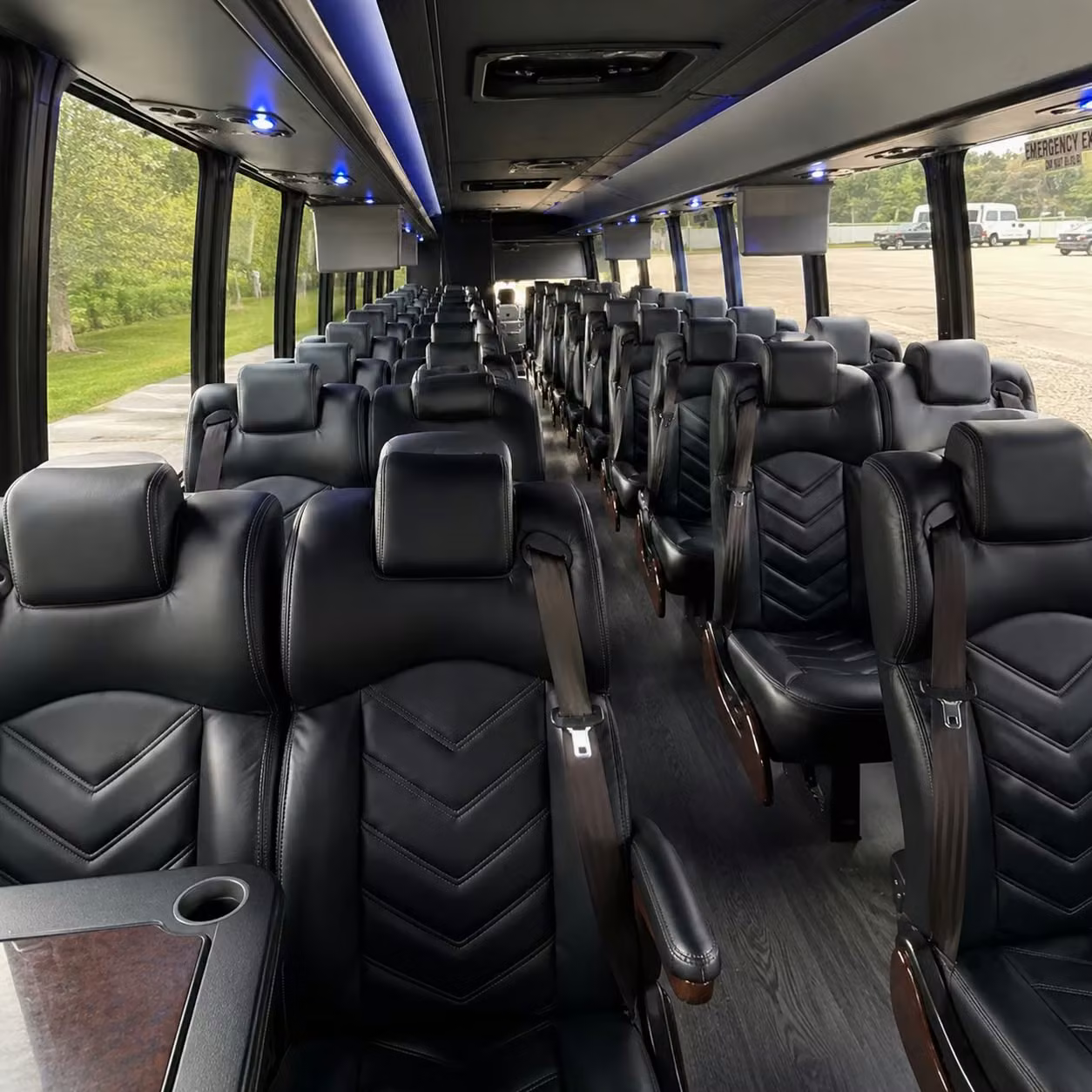 25 passenger minibus inside