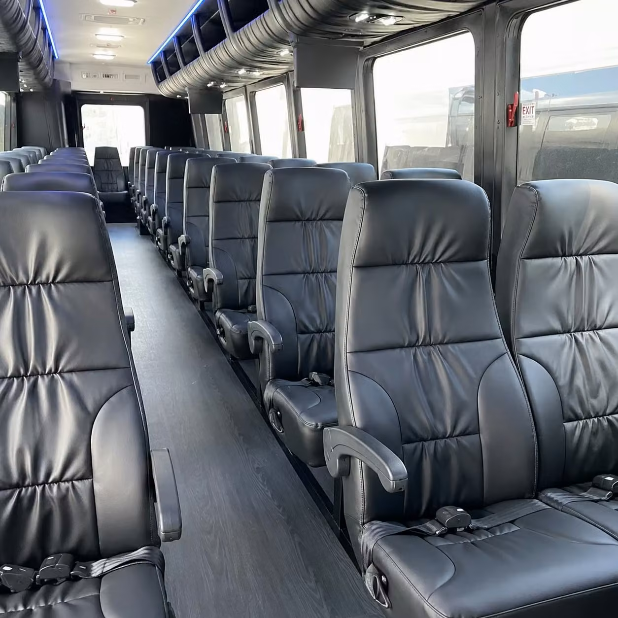 25 passenger minibus interior