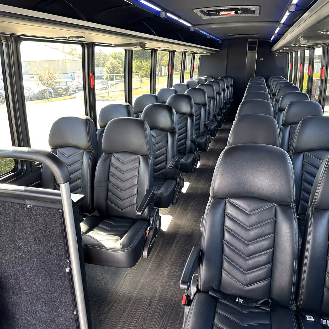 28 passenger minibus interior