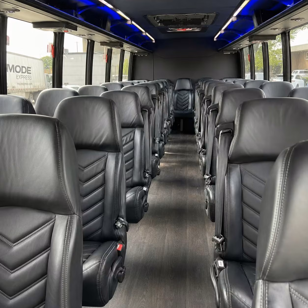 30 passenger minibus interior
