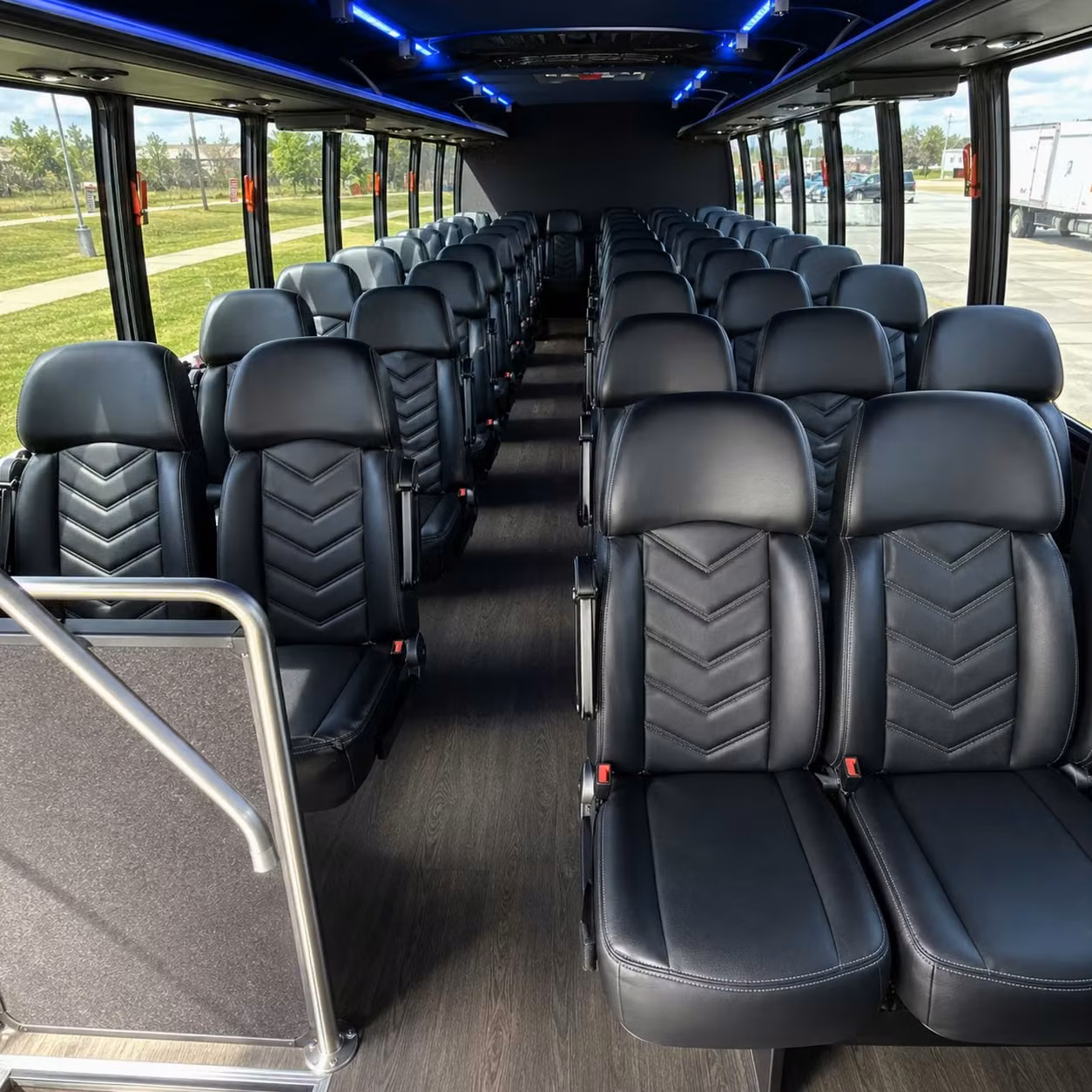 35 passenger minibus interior