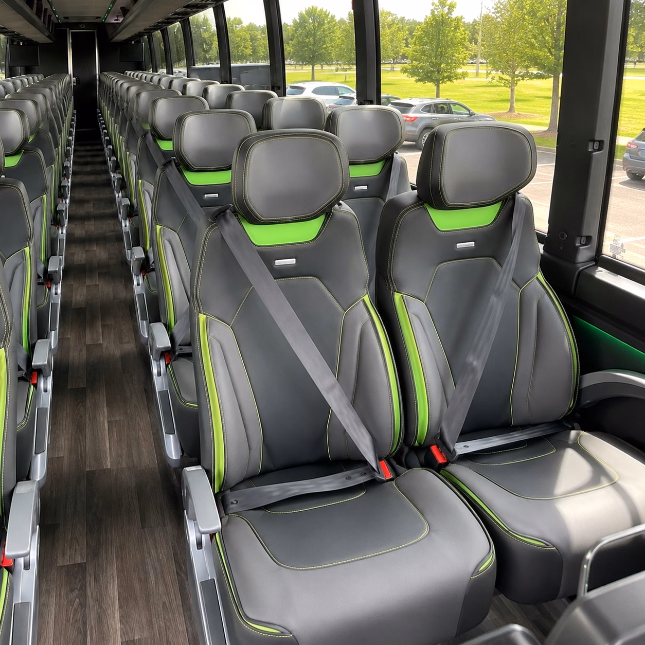 charter bus rentals for large concert groups and long distance show trips