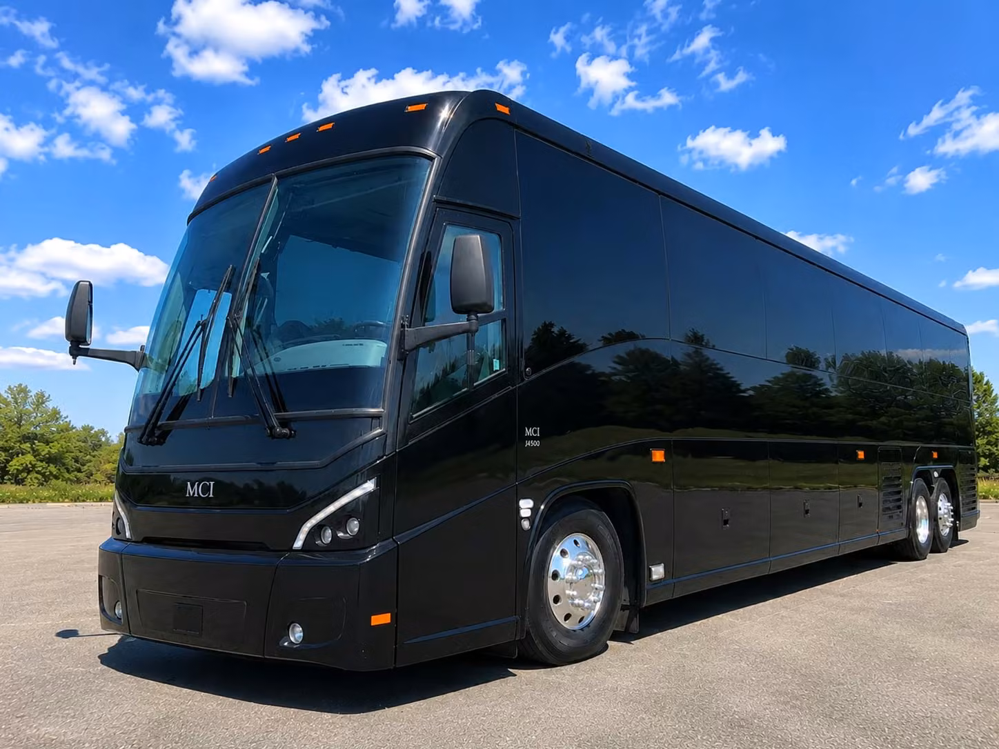 pharr charter bus rental exterior