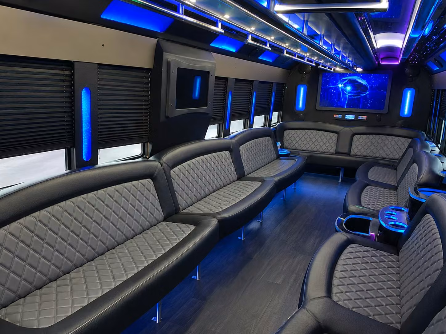 quinceanera and sweet 16 party bus transportation in pharr