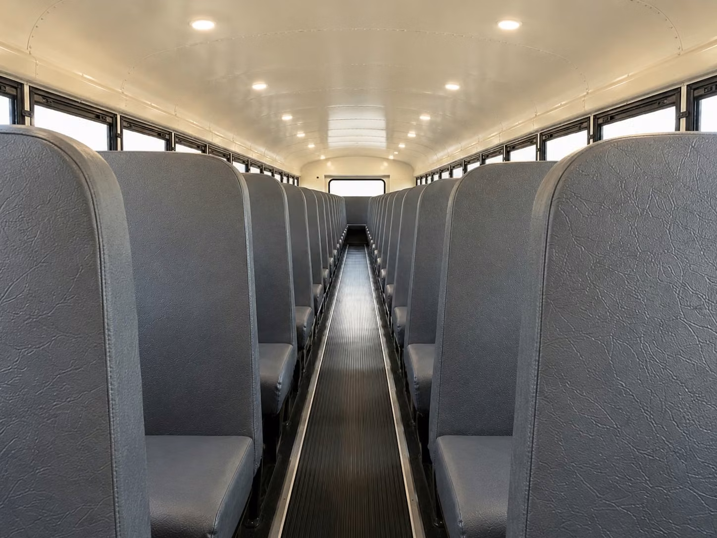 school bus interior
