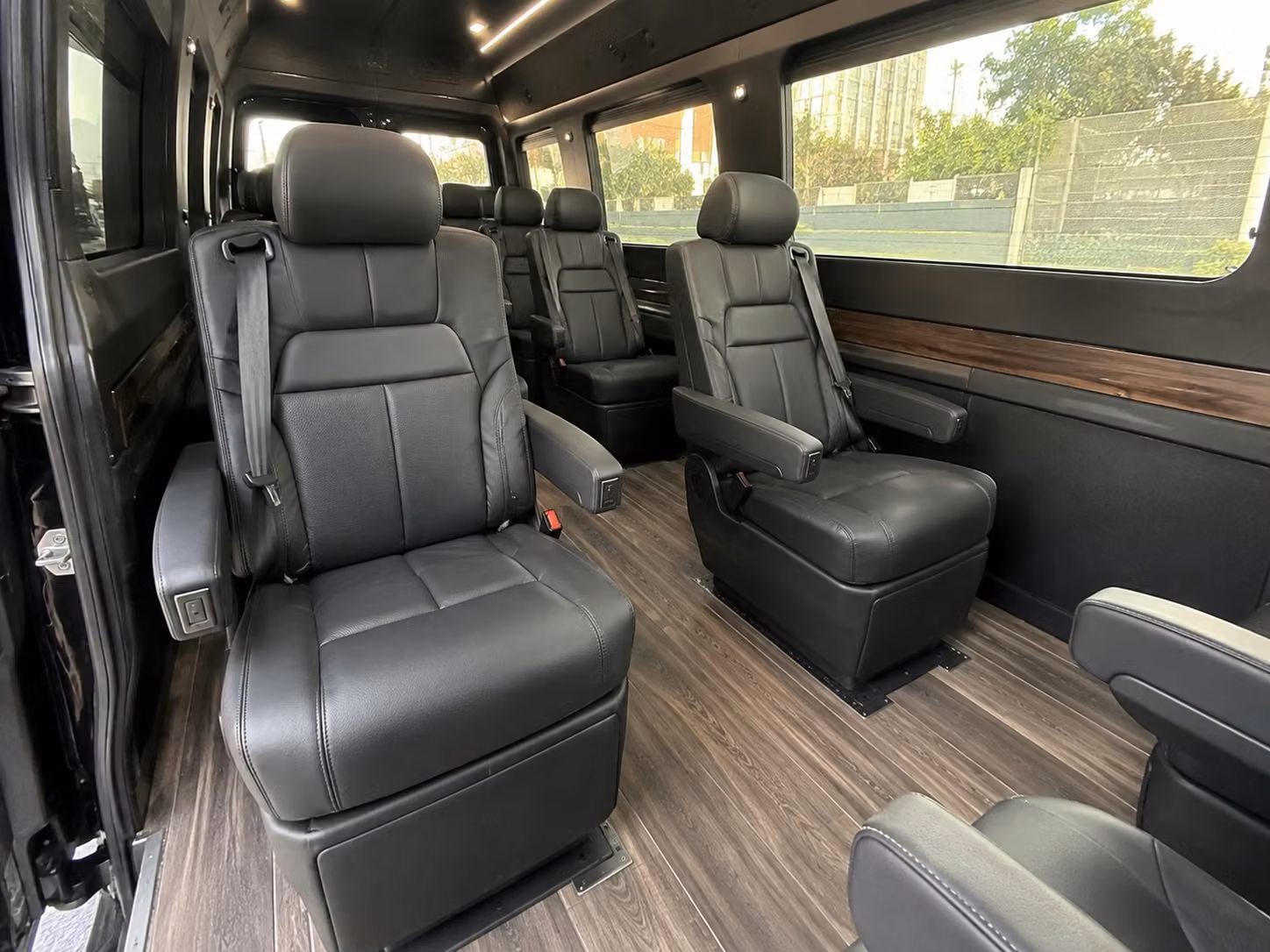 sprinter van with driver interior